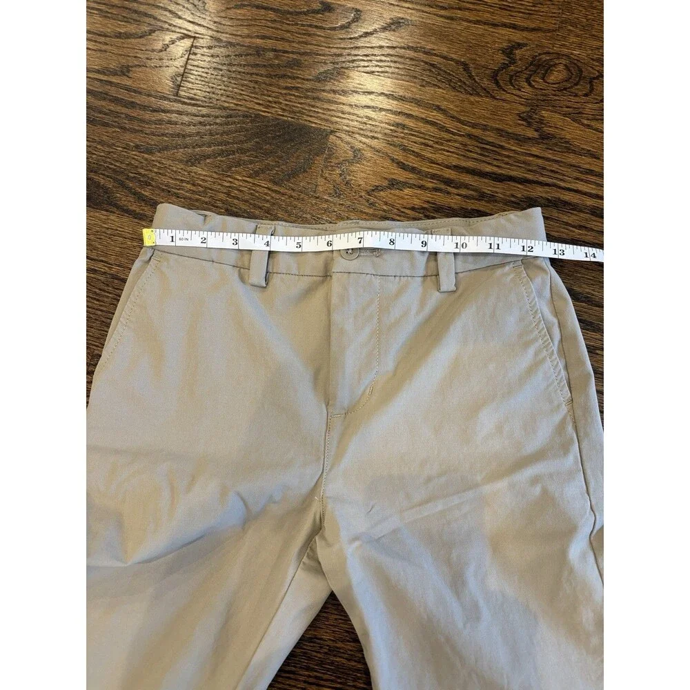 Vineyard Vines Performance Boys Khaki Pants Size 12 Stretch Straight Leg Uniform